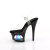 Pleaser MOON-708DIA Platform Sandalettes Patent Black EU-35 / US-5