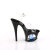 Pleaser MOON-708DIA Platform Sandalettes Patent Black EU-35 / US-5