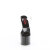 Pleaser PASSION-708 Platform Sandalettes Clear Black EU-37 / US-7