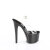 Pleaser PASSION-708 Platform Sandalettes Clear Black EU-37 / US-7