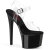 Pleaser PASSION-708 Platform Sandalettes Clear Black EU-35 / US-5