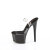 Pleaser PASSION-708 Platform Sandalettes Clear Black EU-35 / US-5