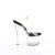 Pleaser PASSION-708 Platform Sandalettes Clear Black Transparent EU-37 / US-7