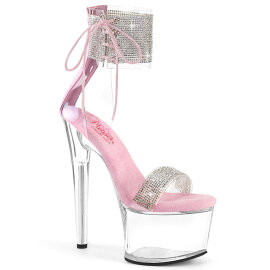Pleaser PASSION-727RS Platform Sandalettes Rhinestones...