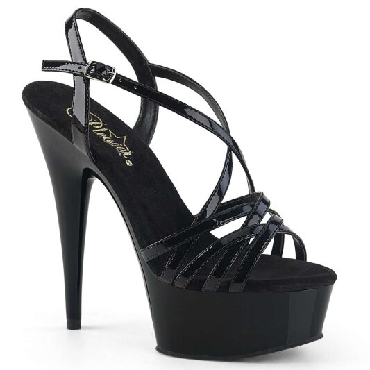 Pleaser DELIGHT-613 Black Patent/Black EU-35 / US-5