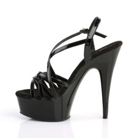 Pleaser DELIGHT-613 Black Patent/Black EU-36 / US-6