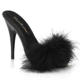 Fabulicious POISE-501F Mules Black EU-40 / US-10