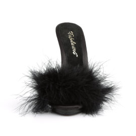 Fabulicious POISE-501F Mules Black EU-40 / US-10