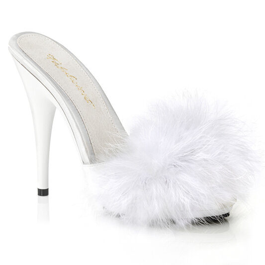 Fabulicious POISE-501F Mules White EU-36 / US-6