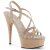 Pleaser DELIGHT-613 Nude Patent/Nude EU-35 / US-5