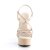 Pleaser DELIGHT-613 Nude Patent/Nude EU-37 / US-7