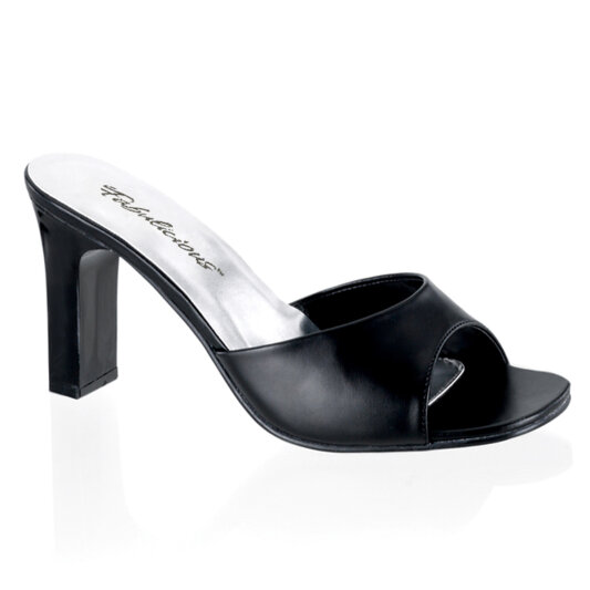 Fabulicious ROMANCE-301-2 Mules Faux Leather Black EU-36 / US-6