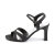 Fabulicious ROMANCE-313 Sandalettes Faux Leather Black EU-44 / US-14