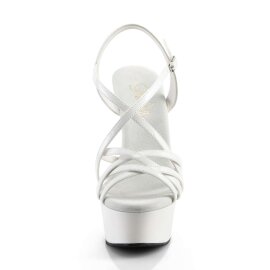 Pleaser DELIGHT-613 White Patent/White EU-37 / US-7