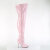 Pleaser SEDUCE-3000WC Overknee Boots Patent Baby Pink EU-36 / US-6