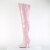 Pleaser SEDUCE-3000WC Overknee Boots Patent Baby Pink EU-40 / US-10