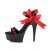 Pleaser DELIGHT-615 Black-Red/Black EU-35 / US-5