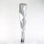 Pleaser SEDUCE-3000WC Overknee Boots Metallic Faux Leather Silver EU-38 / US-8