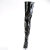 Pleaser SEDUCE-4000 Overknee Boots Patent Black EU-38 / US-8