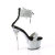 Pleaser SKY-327RSI Platform Sandalettes Rhinestones Silver Black EU-35 / US-5