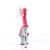 Pleaser SKY-327RSI Platform Sandalettes Rhinestones Silver Pink EU-35 / US-5