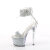 Pleaser SKY-327RSI Platform Sandalettes Rhinestones Silver EU-35 / US-5