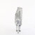 Pleaser SPECTATOR-1017RSF Platform Sandalettes Chrome Clear Rhinestones Silver EU-36 / US-6