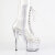 Pleaser STARDUST-1021C-7 Platform Ankle Boots Clear Rhinestones Transparent EU-35 / US-5