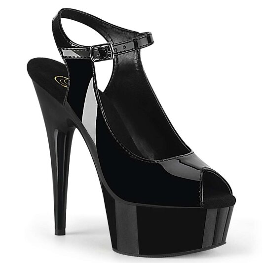 Pleaser DELIGHT-655 Black Patent/Black EU-36 / US-6