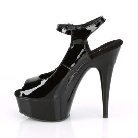 Pleaser DELIGHT-655 Black Patent/Black EU-36 / US-6