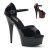 Pleaser DELIGHT-660FH Black Patent/Black (Red Lace) EU-35 / US-5