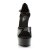 Pleaser DELIGHT-660FH Black Patent/Black (Red Lace) EU-35 / US-5