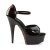 Pleaser DELIGHT-660FH Black Patent/Black (Red Lace) EU-35 / US-5