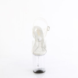 Pleaser TREASURE-808FLA Platform Sandalettes Clear EU-37...