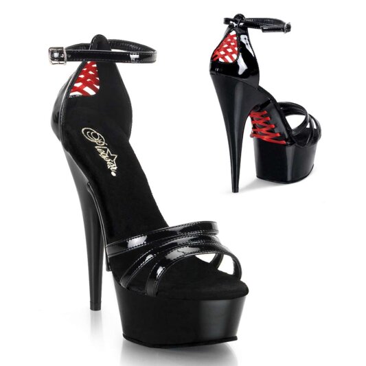 Pleaser DELIGHT-662 Black Patent/Black EU-35 / US-5