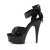Pleaser DELIGHT-668 Black Satin/Black EU-42 / US-12