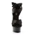 Pleaser DELIGHT-668 Black Satin/Black EU-36 / US-6