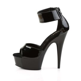 Pleaser DELIGHT-670-3 Black/Black EU-35 / US-5