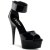 Pleaser DELIGHT-670-3 Black/Black EU-35 / US-5