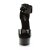 Pleaser DELIGHT-670-3 Black/Black EU-35 / US-5