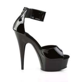 Pleaser DELIGHT-670-3 Black/Black EU-37 / US-7