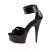 Pleaser DELIGHT-670-3 Black/Black EU-37 / US-7