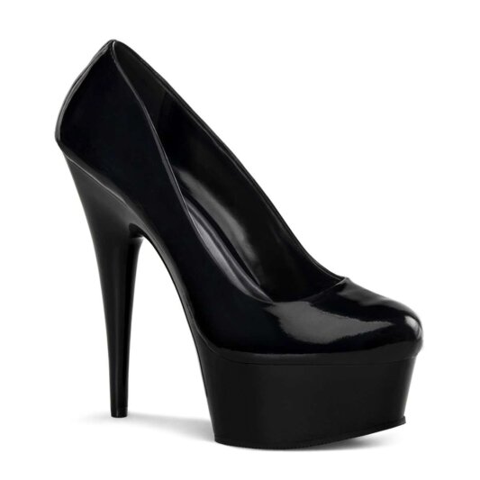 Pleaser DELIGHT-685 Black Patent/Black EU-35 / US-5