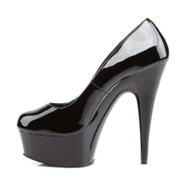 Pleaser DELIGHT-685 Black Patent/Black EU-35 / US-5