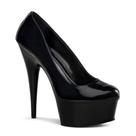 Pleaser DELIGHT-685 Black Patent/Black EU-37 / US-7