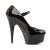 Pleaser DELIGHT-687FH Black-Red Patent/Black EU-35 / US-5