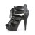 Pleaser DELIGHT-693 Black Faux Le/Black Matte EU-36 / US-6