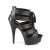 Pleaser DELIGHT-693 Black Faux Le/Black Matte EU-36 / US-6