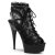 Pleaser DELIGHT-696LC Black Mesh-Lace/Black EU-35 / US-5