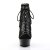 Pleaser DELIGHT-696LC Black Mesh-Lace/Black EU-36 / US-6